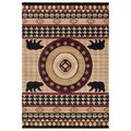 United Weavers Of America Cottage Haven Beige Accent Rectangle Rug, 1 ft. 10 in. x 2 ft. 8 in. 2055 41626 24